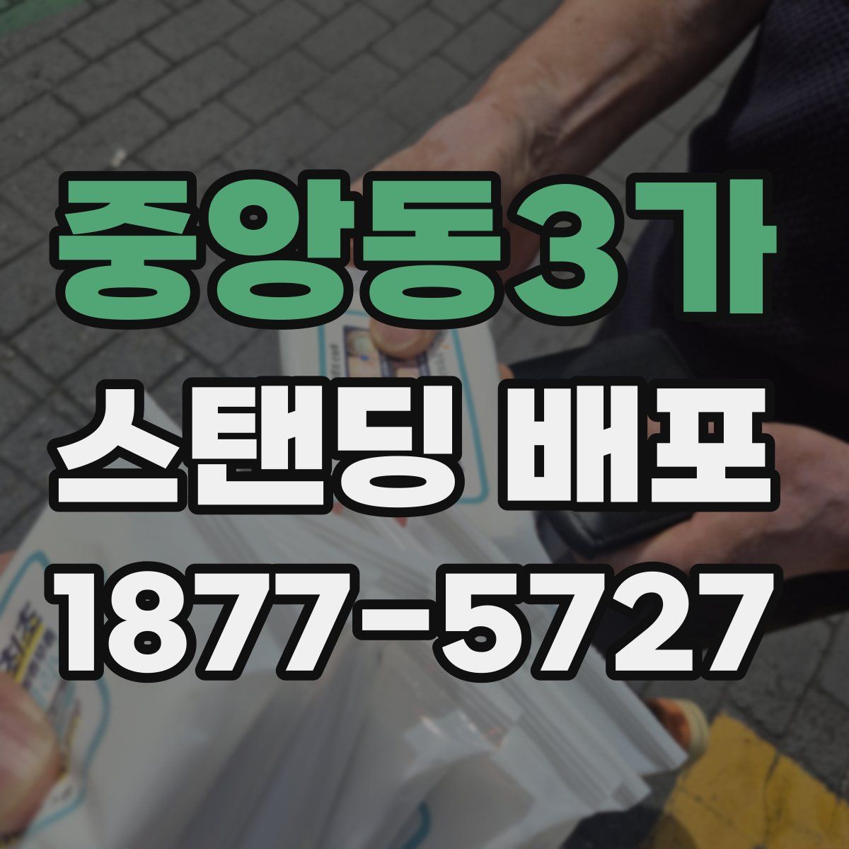 중앙동3가 스탠딩 배포