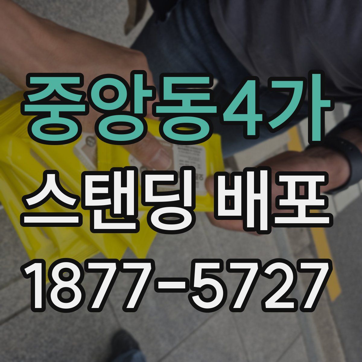 중앙동4가 스탠딩 배포