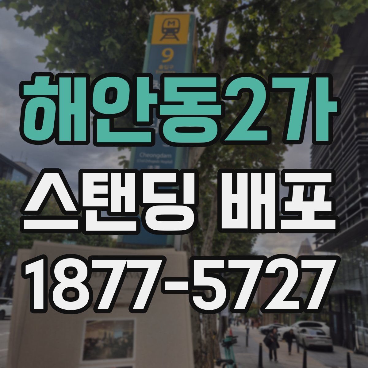 해안동2가 스탠딩 배포
