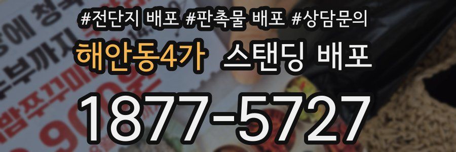 해안동4가 스탠딩 배포