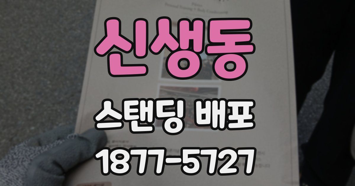 신생동 스탠딩 배포