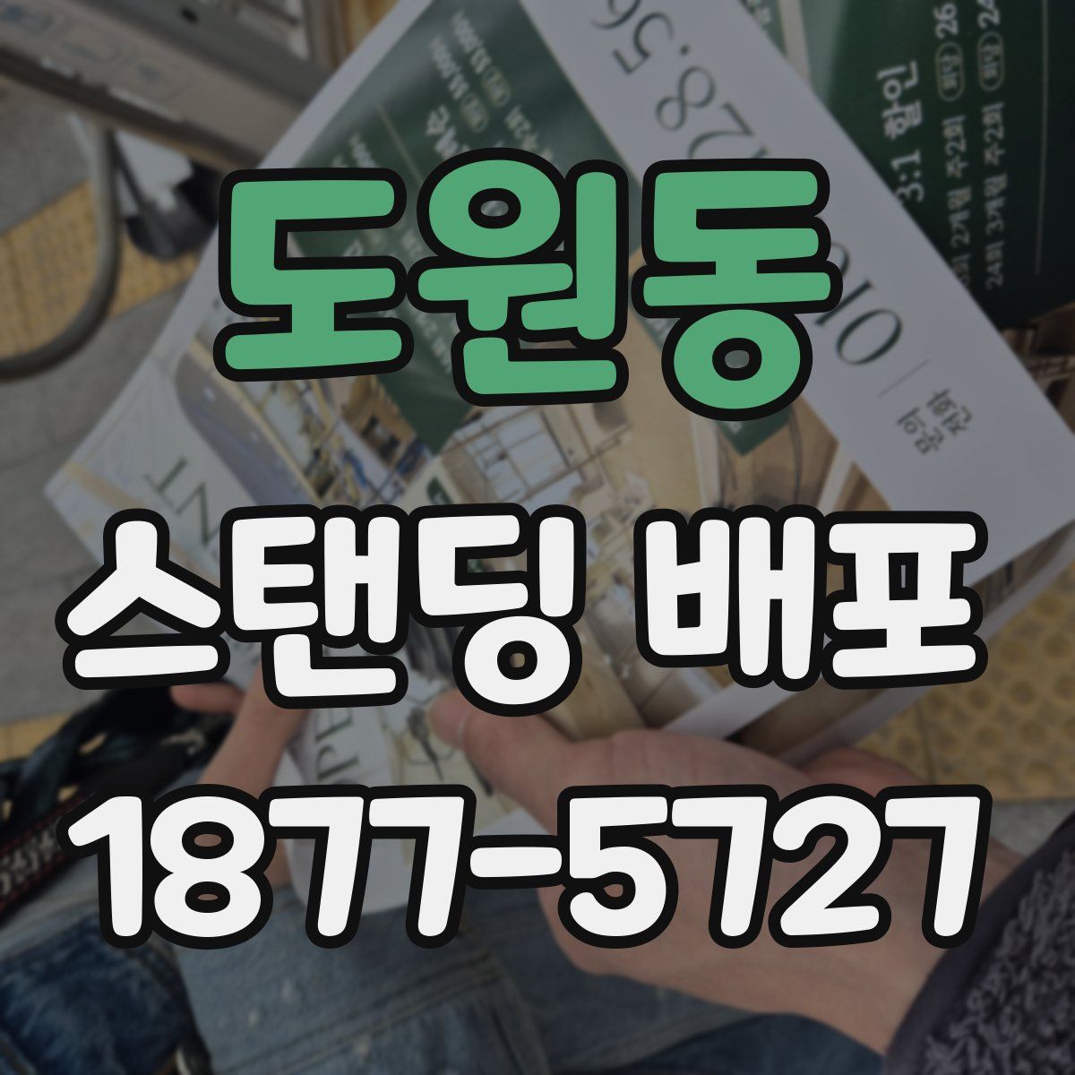 도원동 스탠딩 배포