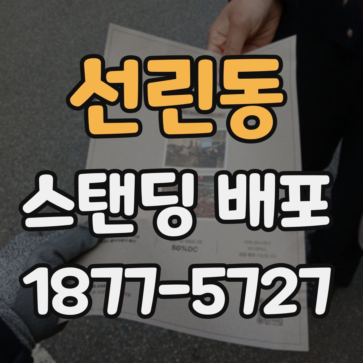 선린동 스탠딩 배포