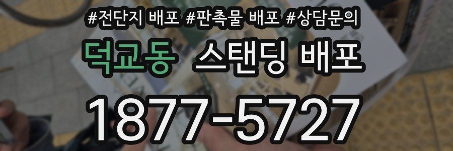 덕교동 스탠딩 배포