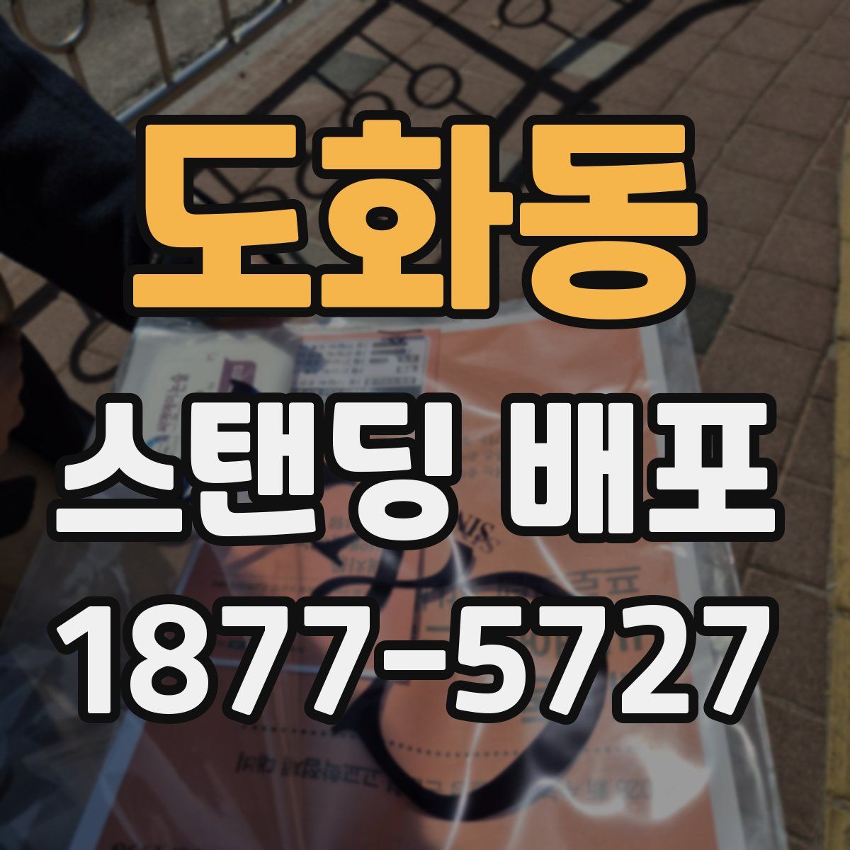 도화동 스탠딩 배포