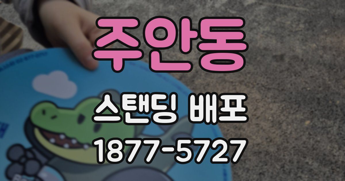 주안동 스탠딩 배포