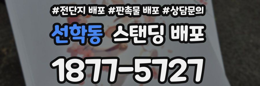 선학동 스탠딩 배포