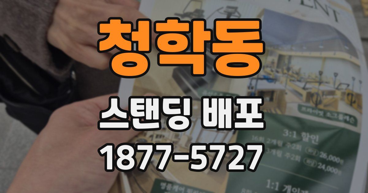 청학동 스탠딩 배포