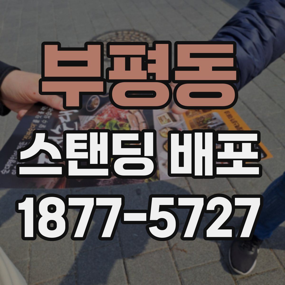 부평동 스탠딩 배포