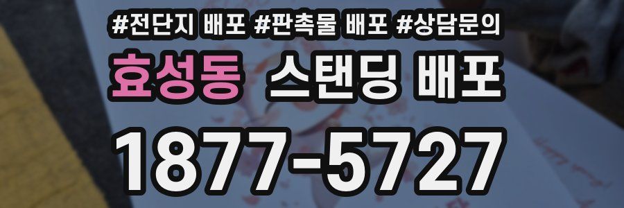 효성동 스탠딩 배포