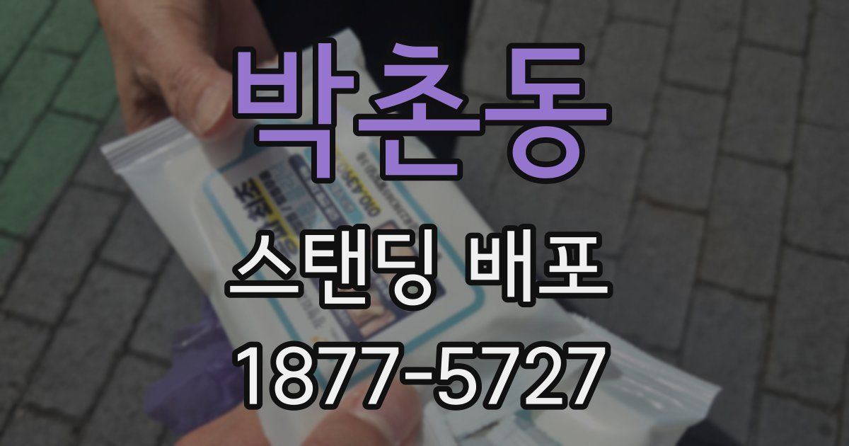 박촌동 스탠딩 배포