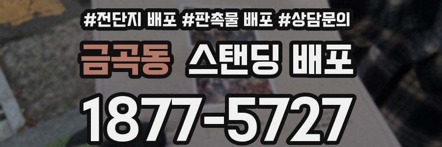 금곡동 스탠딩 배포