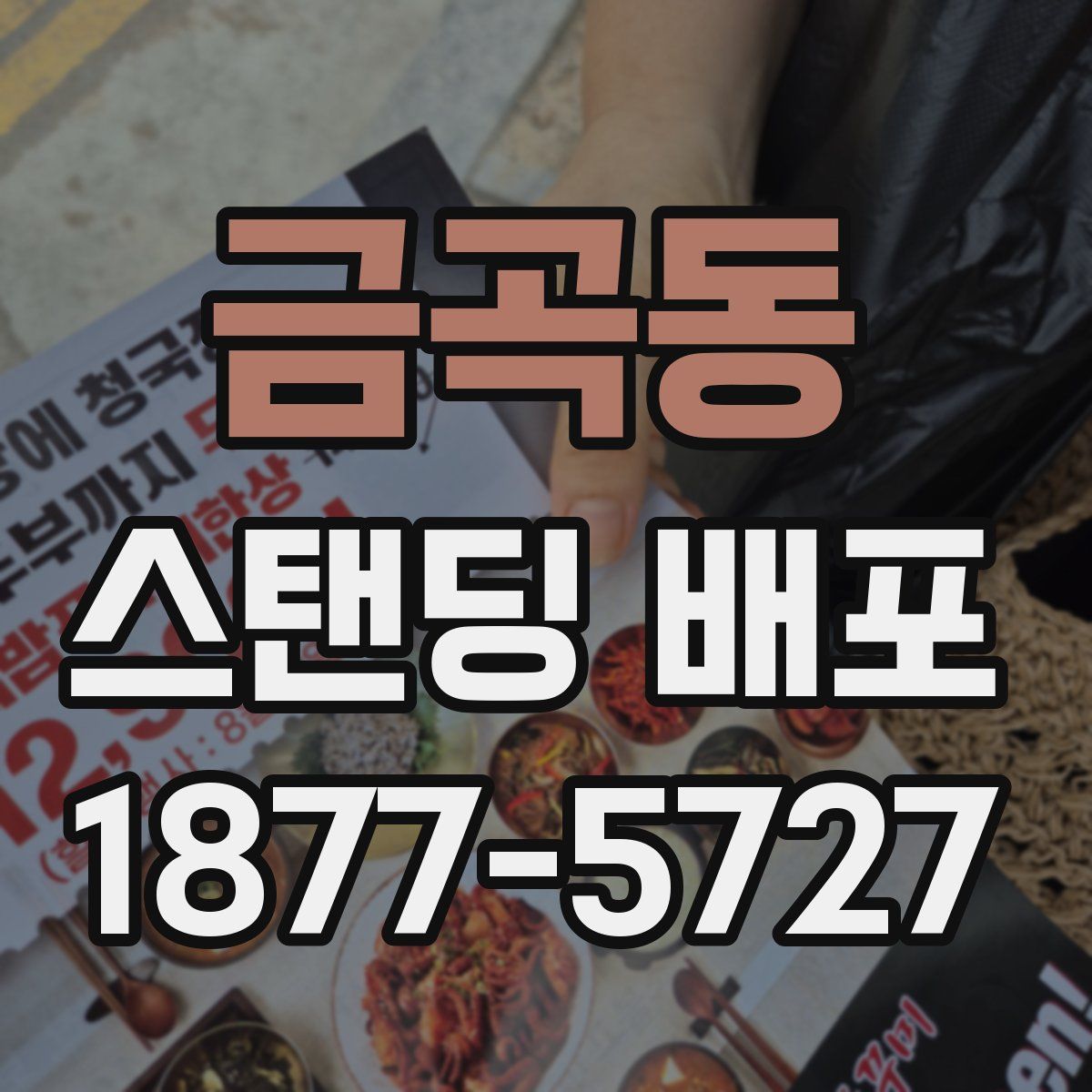 금곡동 스탠딩 배포