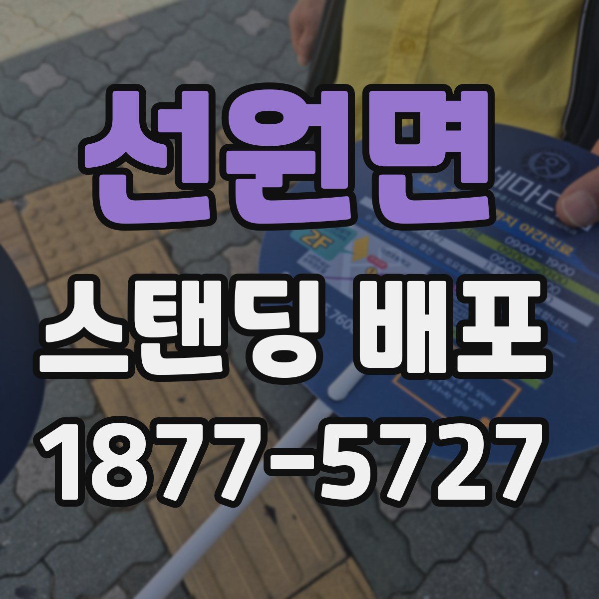 선원면 스탠딩 배포