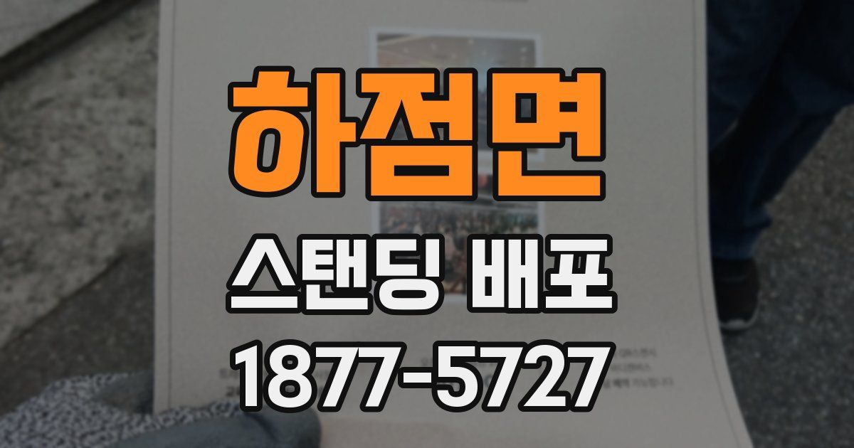 하점면 스탠딩 배포