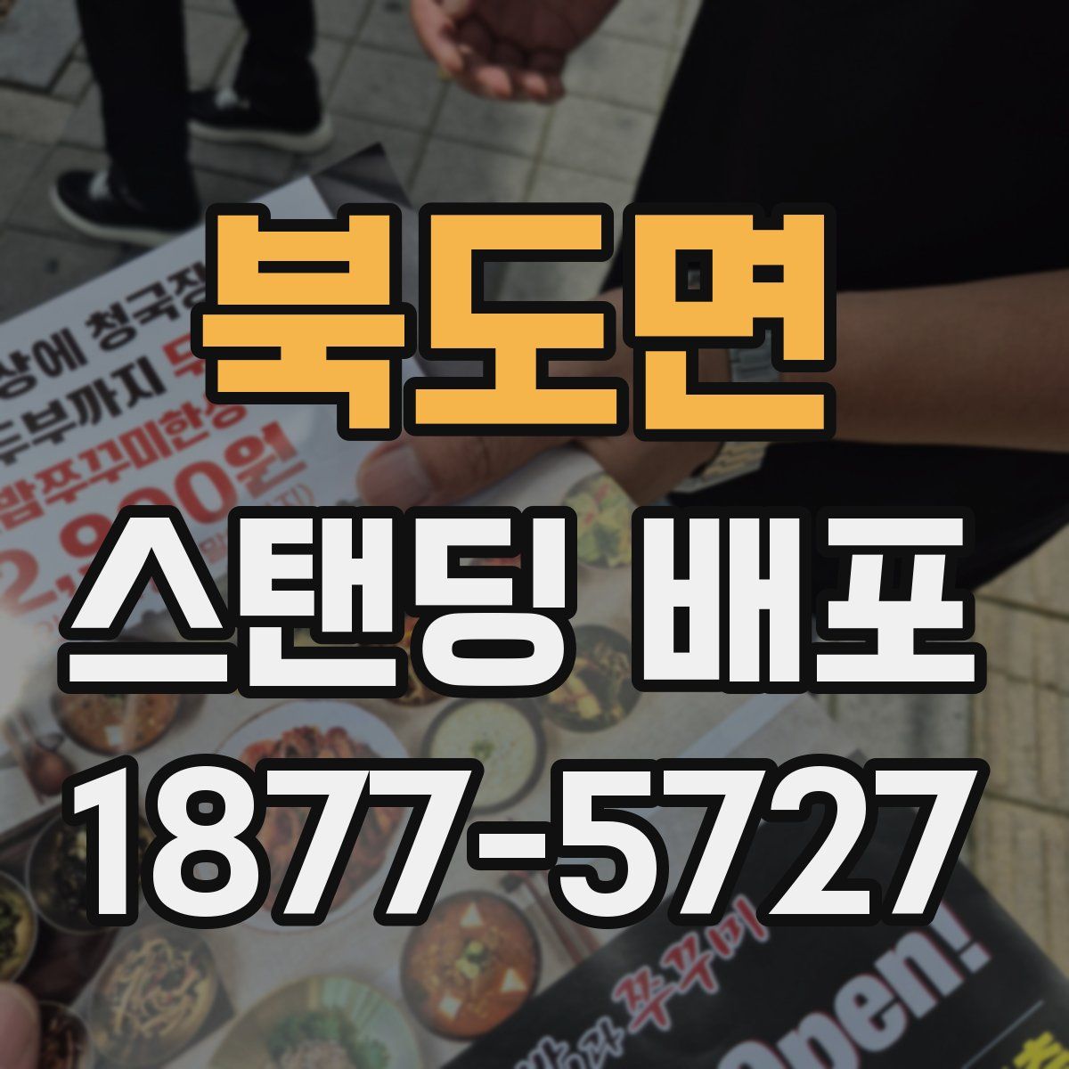 북도면 스탠딩 배포