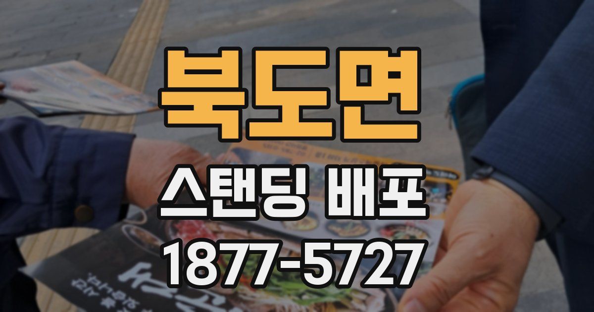 북도면 스탠딩 배포