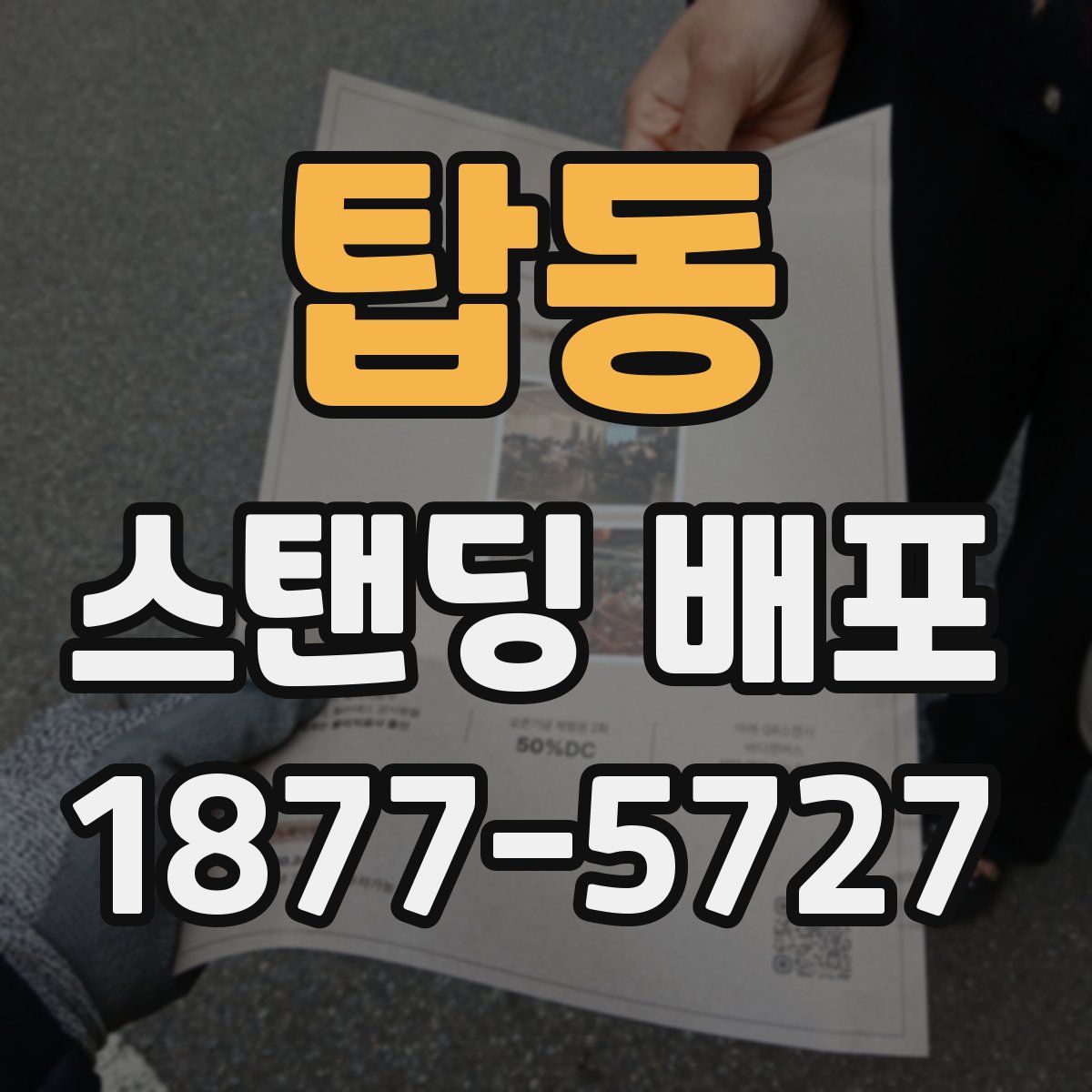 탑동 스탠딩 배포