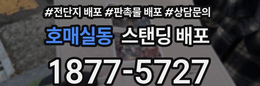 호매실동 스탠딩 배포