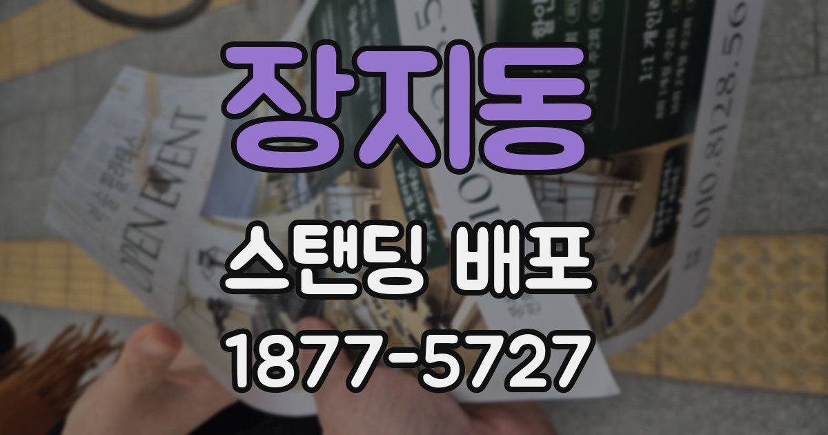 장지동 스탠딩 배포