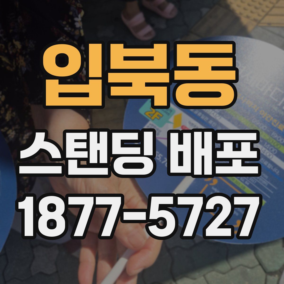 입북동 스탠딩 배포