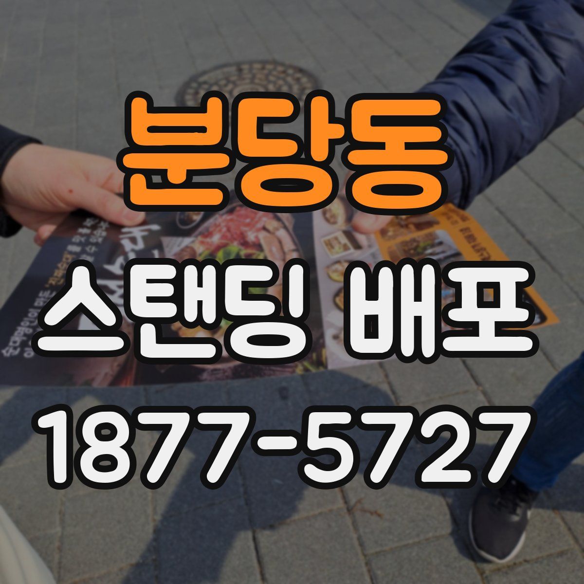 분당동 스탠딩 배포
