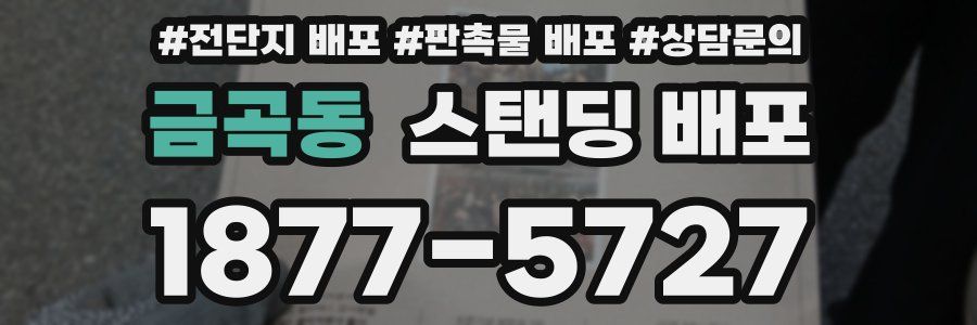 금곡동 스탠딩 배포