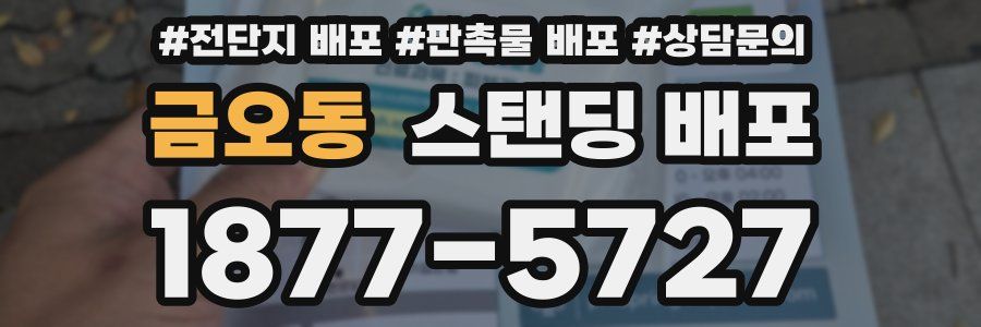 금오동 스탠딩 배포