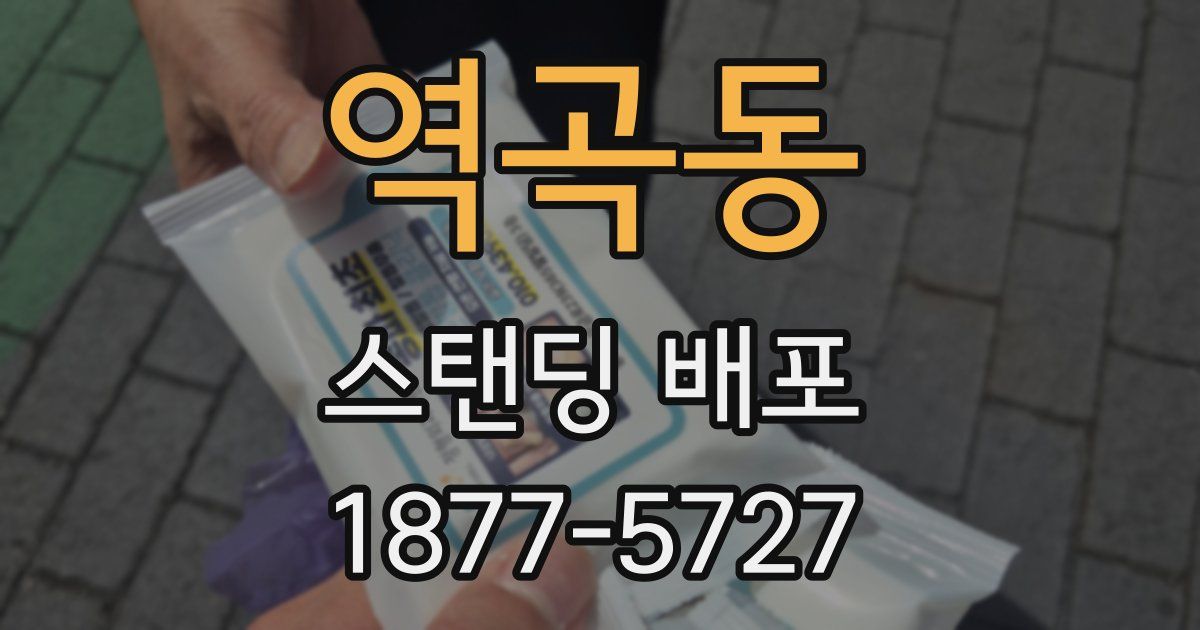 역곡동 스탠딩 배포