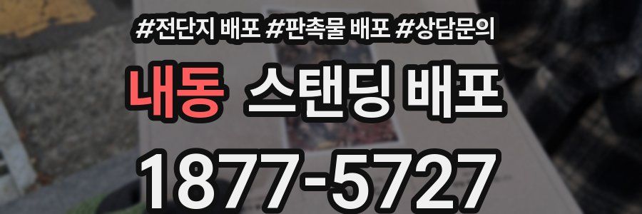 내동 스탠딩 배포