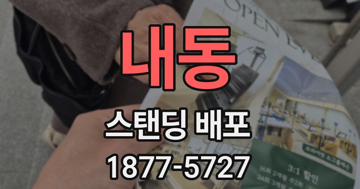 내동 스탠딩 배포