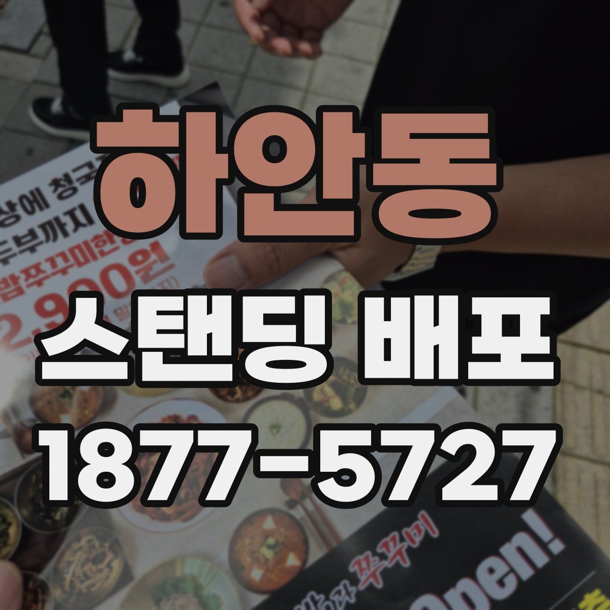 하안동 스탠딩 배포
