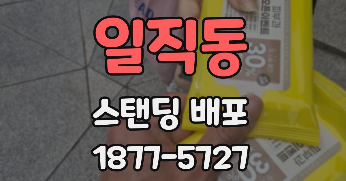 일직동 스탠딩 배포
