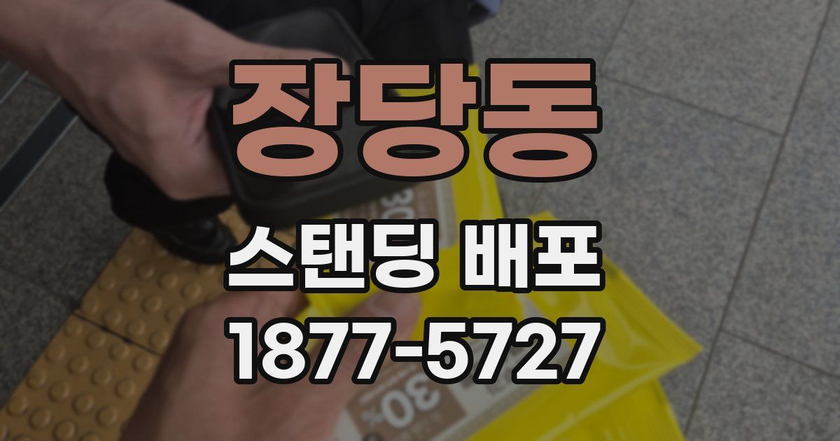장당동 스탠딩 배포