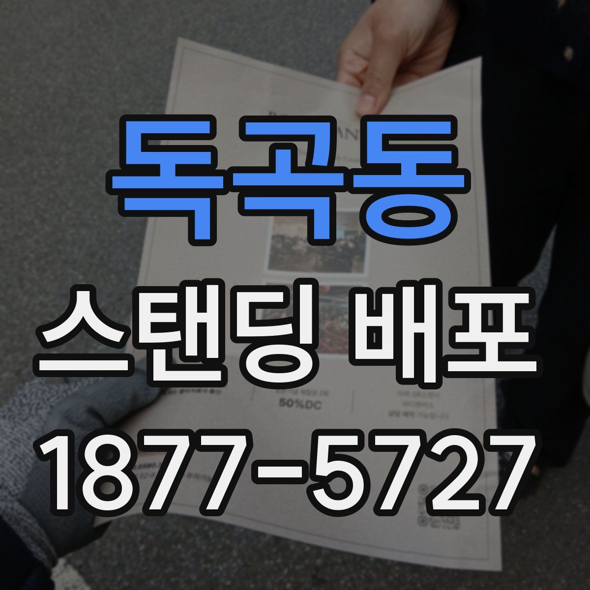 독곡동 스탠딩 배포