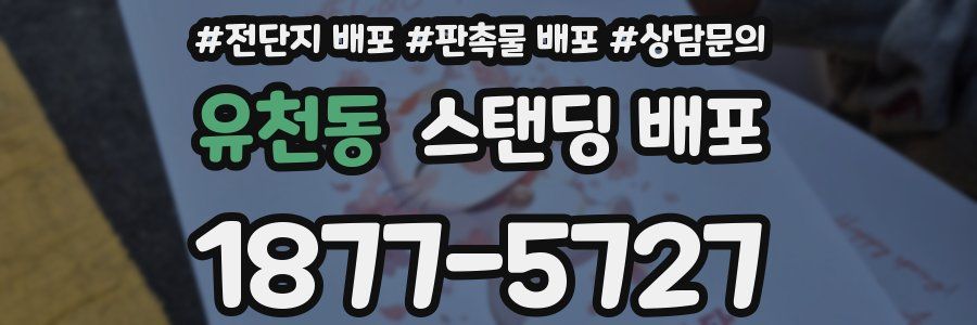 유천동 스탠딩 배포