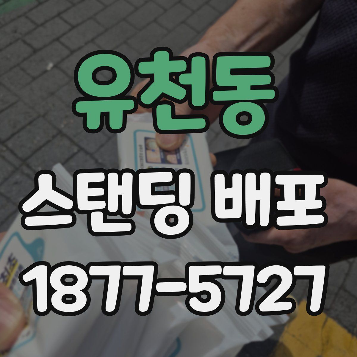 유천동 스탠딩 배포