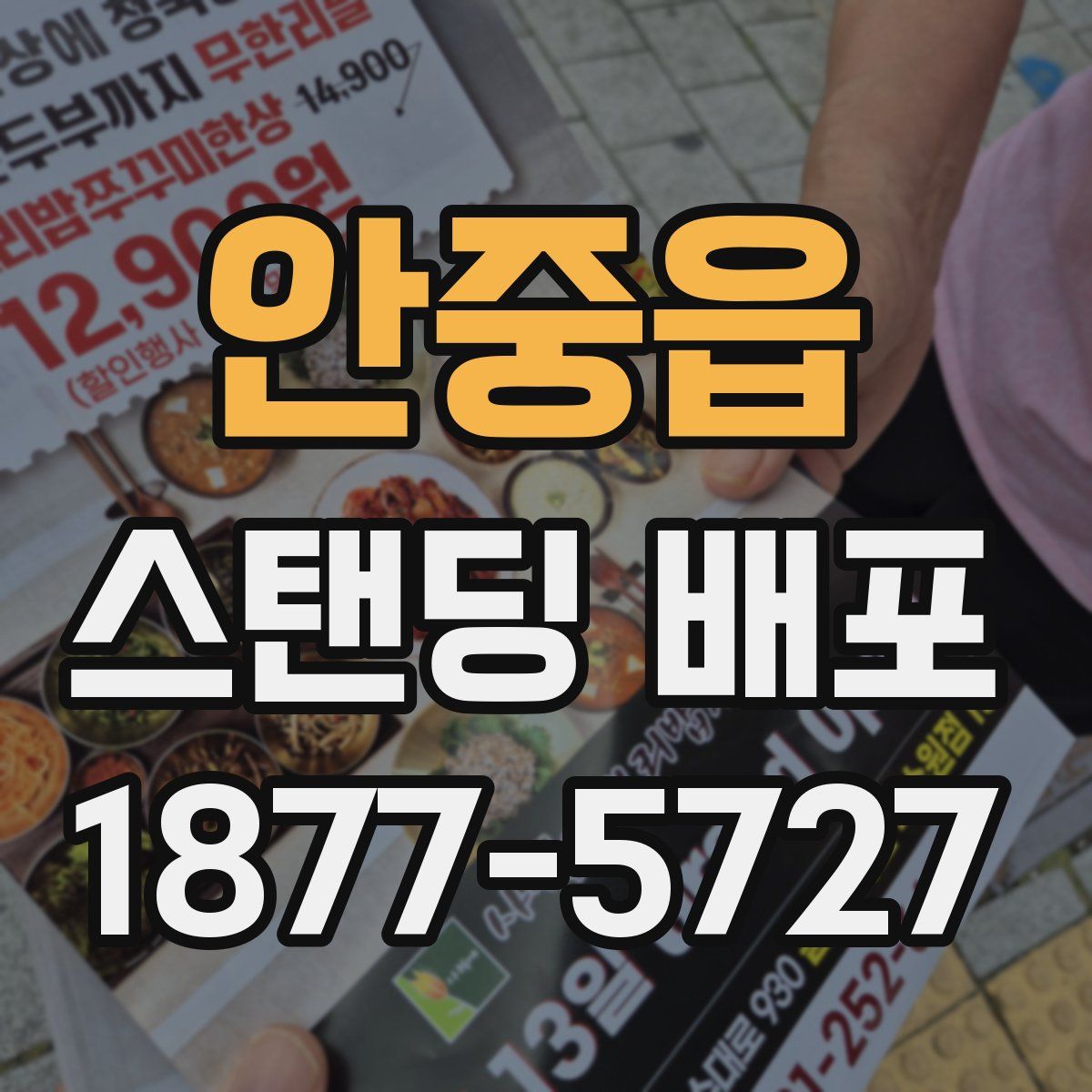 안중읍 스탠딩 배포