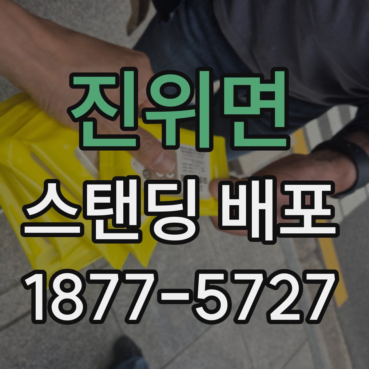 진위면 스탠딩 배포