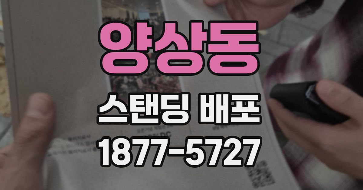 양상동 스탠딩 배포
