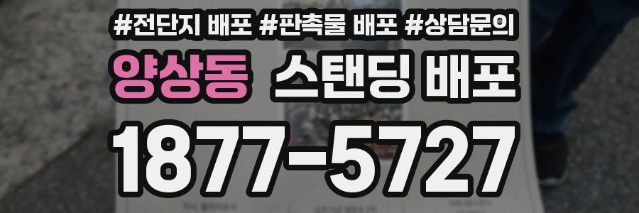 양상동 스탠딩 배포