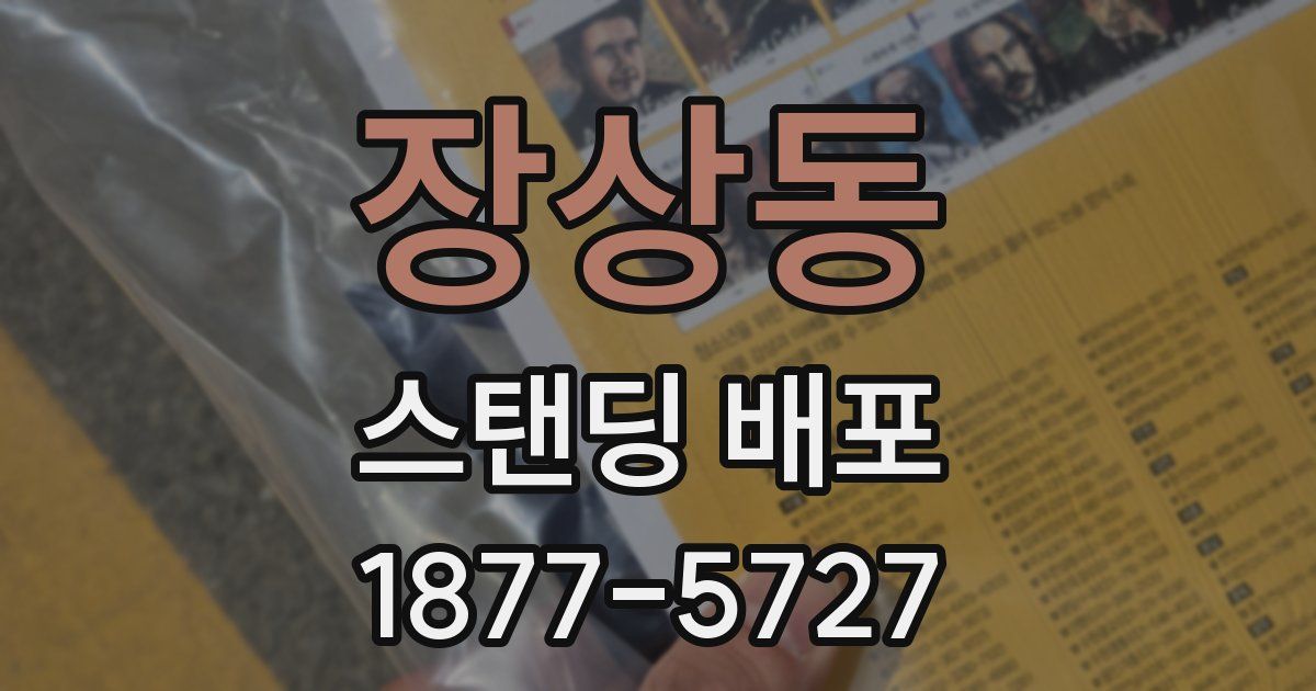 장상동 스탠딩 배포