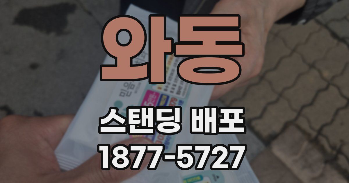 와동 스탠딩 배포