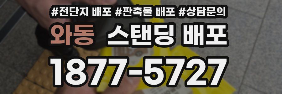 와동 스탠딩 배포