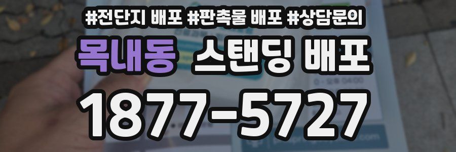 목내동 스탠딩 배포