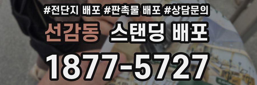 선감동 스탠딩 배포