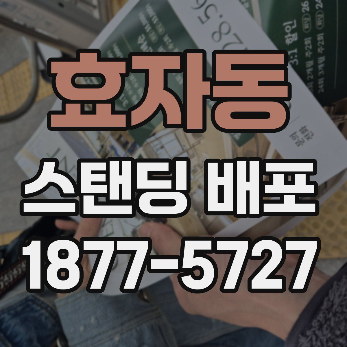 효자동 스탠딩 배포