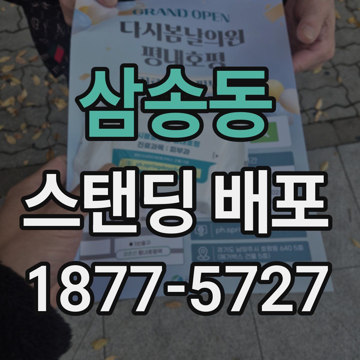 삼송동 스탠딩 배포