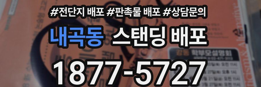 내곡동 스탠딩 배포