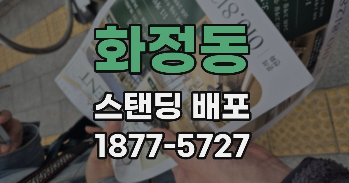 화정동 스탠딩 배포